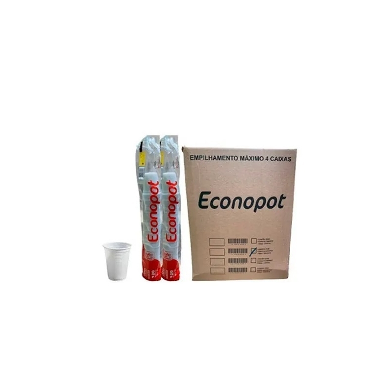 Foto COPO PLASTICO 180ML BR  ECONOPOTE/19738